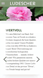 Mobile Screenshot of gaertnerei-ludescher.at